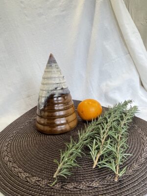 Snow Capped Brown Tree